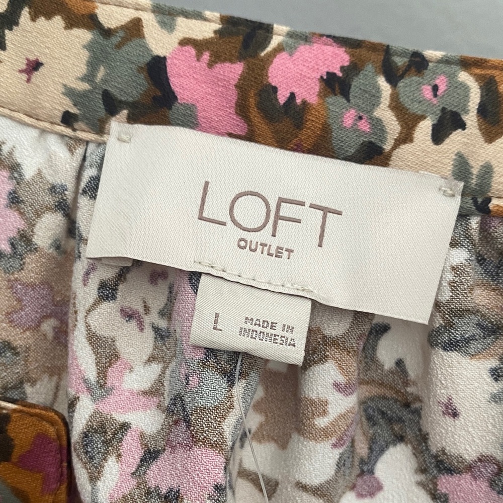 NWT LOFT Multicolor Floral Patterned dress - Picture 2 of 12